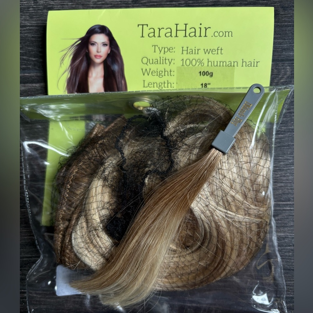 Blonde Hair Weft - 100% Human Hair